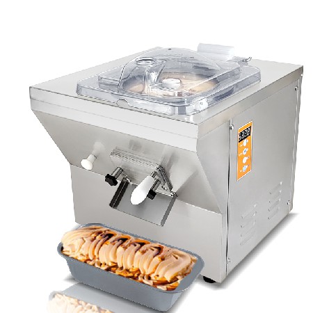 ICN-12 Commercial Hard Ice Cream Machine Kitchen Appliances Electric Vertical Type Italian Gelato Frozen Fruit Slush Making