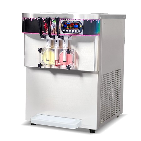 ICM-335 desktop 3 flavors soft ice cream machine